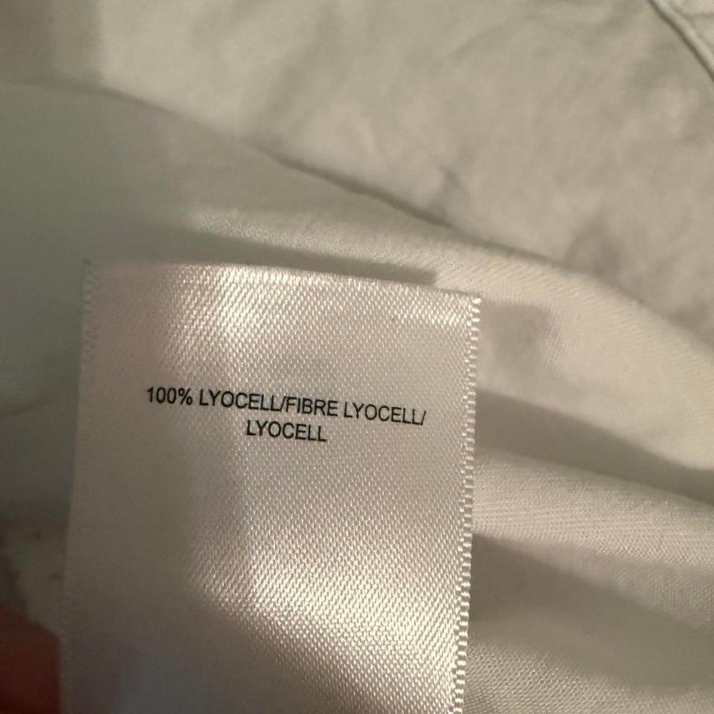 White Lucky Brand button up lyocell shirt size L - Picture 4 of 7